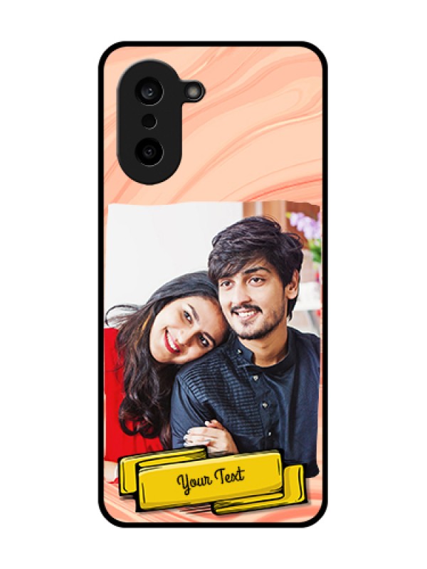 Custom OnePlus Nord CE 5 5G Custom Glass Phone Case - Marble Texture Design