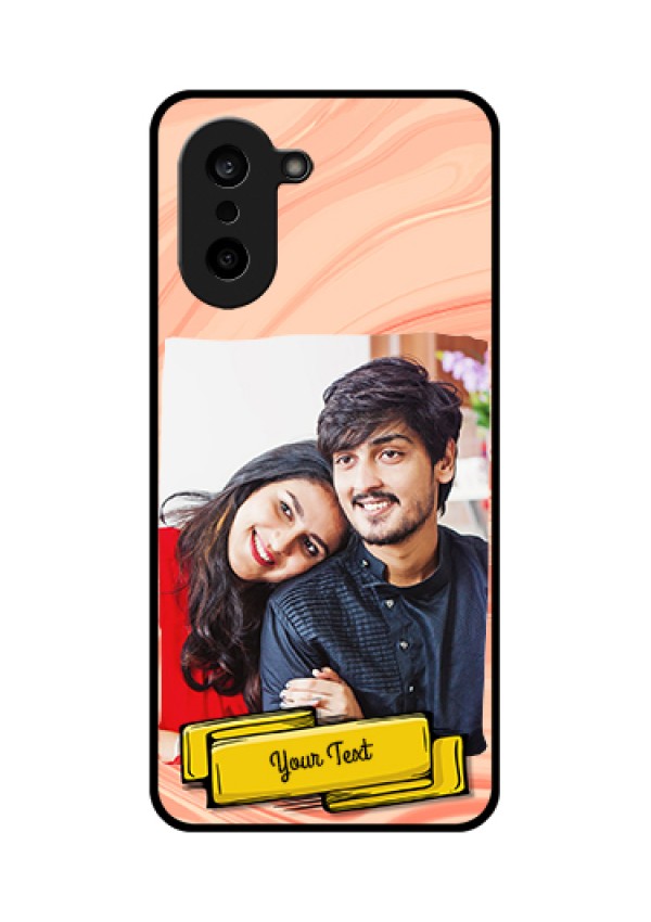 OnePlus Nord CE 5 5G Custom Glass Phone Case - Marble Texture Design