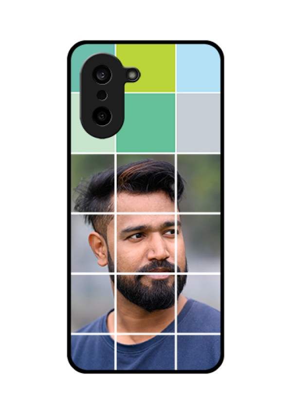 OnePlus Nord CE 5 5G Custom Glass Phone Case - With White Box Pattern