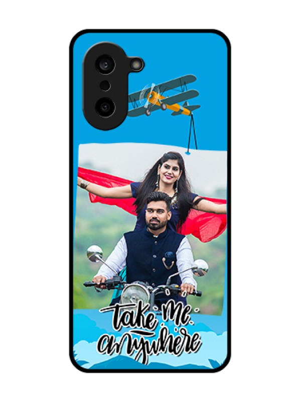 Custom OnePlus Nord CE 5 5G Custom Glass Phone Case - Traveller Design