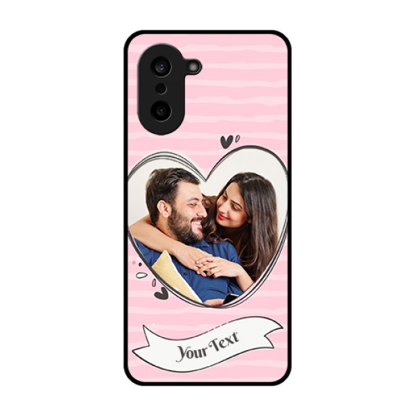 OnePlus Nord CE 5 5G Custom Glass Phone Case - Vintage Heart Design