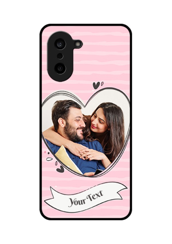 OnePlus Nord CE 5 5G Custom Glass Phone Case - Vintage Heart Design