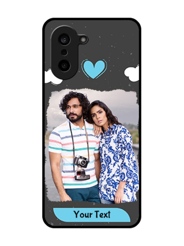 Custom OnePlus Nord CE 5 5G Custom Glass Phone Case - Splashes With Love Doodles Design