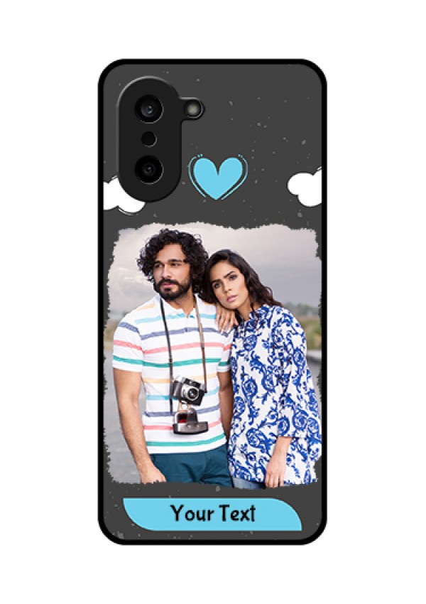 OnePlus Nord CE 5 5G Custom Glass Phone Case - Splashes With Love Doodles Design