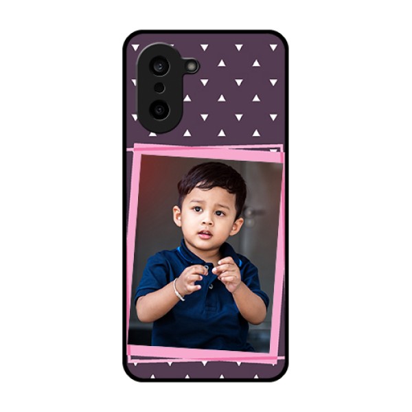OnePlus Nord CE 5 5G Custom Glass Phone Case - Triangle Pattern Dotted Design OnePlus Nord CE 5 5G Custom Glass Phone Case - Triangle Pattern Dotted Design