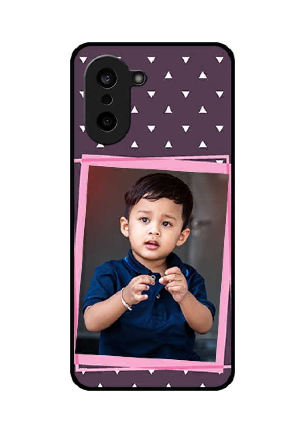 OnePlus Nord CE 5 5G Custom Glass Phone Case - Triangle Pattern Dotted Design