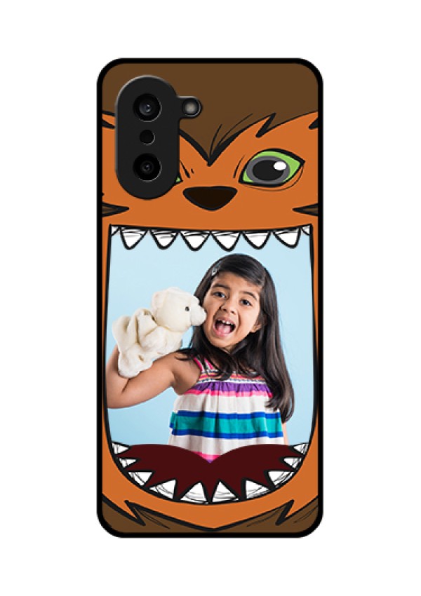 OnePlus Nord CE 5 5G Custom Glass Phone Case - Owl Monster Back Case Design