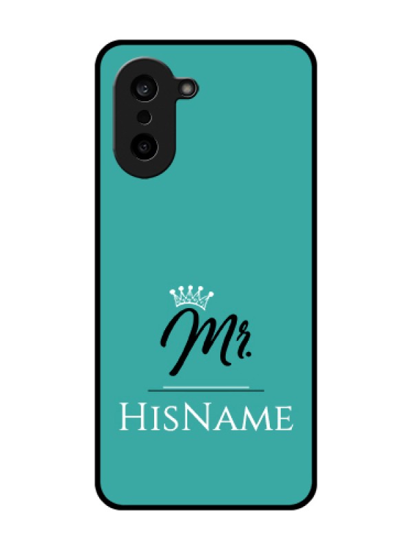 Custom OnePlus Nord CE 5 5G Custom Glass Phone Case - Mr With Name Design