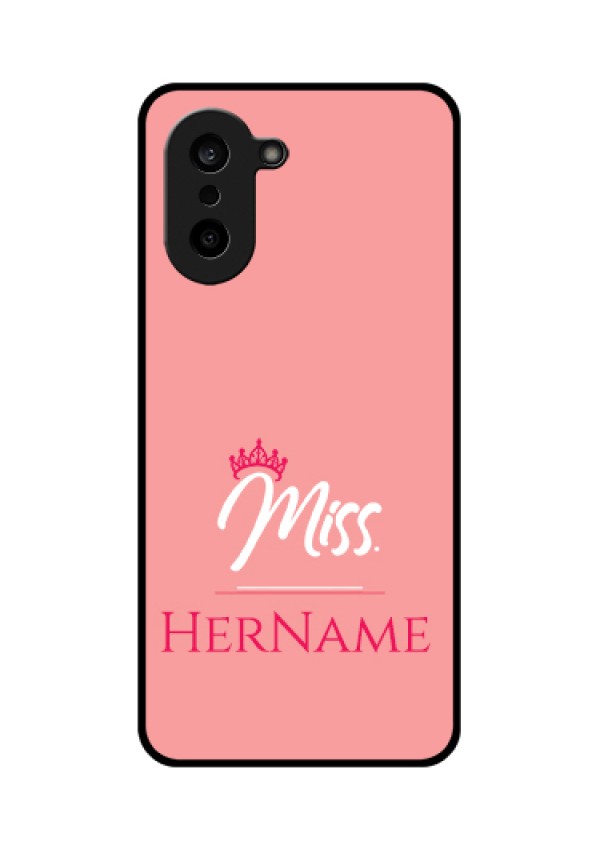 OnePlus Nord CE 5 5G Custom Glass Phone Case - Mrs With Name Design