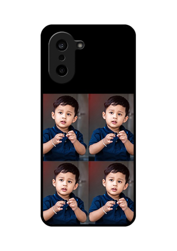 OnePlus Nord CE 5 5G Custom Glass Phone Case - 4 Image Holder Design