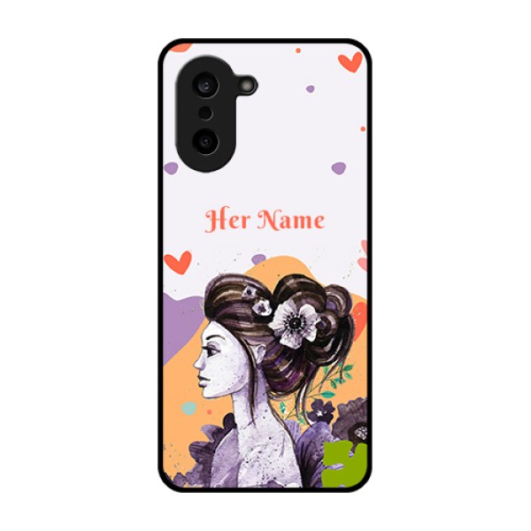OnePlus Nord CE 5 5G Custom Glass Phone Case - Woman And Nature Design