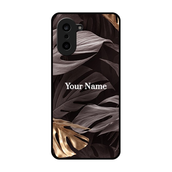 OnePlus Nord CE 5 5G Custom Glass Phone Case - Wild Leaves Digital Paint Design OnePlus Nord CE 5 5G Custom Glass Phone Case - Wild Leaves Digital Paint Design