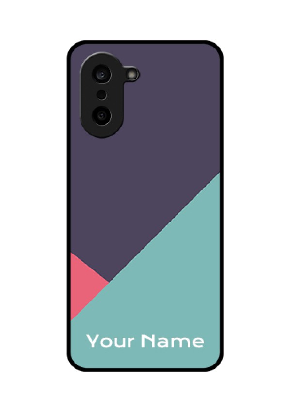 OnePlus Nord CE 5 5G Custom Glass Phone Case - Tri Color Abstract Design