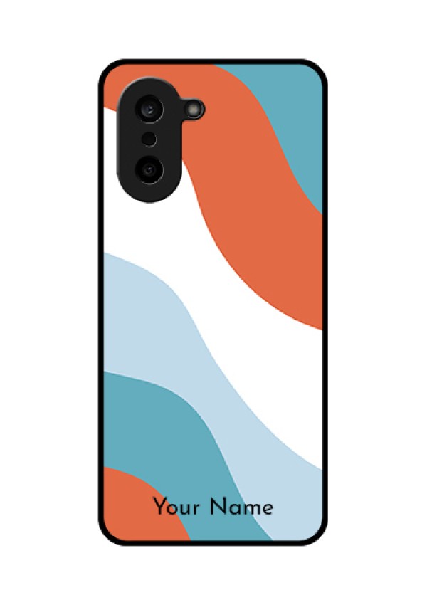 OnePlus Nord CE 5 5G Custom Glass Phone Case - Coloured Waves Design