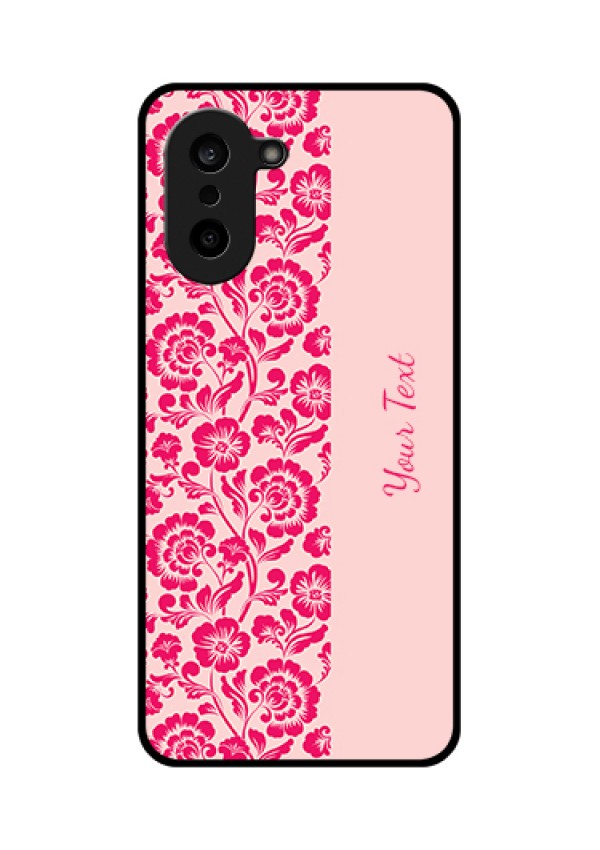 OnePlus Nord CE 5 5G Custom Glass Phone Case - Attractive Floral Pattern Design