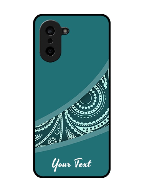 Custom OnePlus Nord CE 5 5G Custom Glass Phone Case - Semi Visible Floral Design