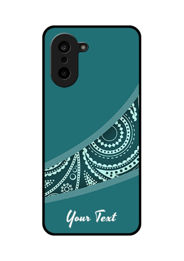 OnePlus Nord CE 5 5G Custom Glass Phone Case - Semi Visible Floral Design