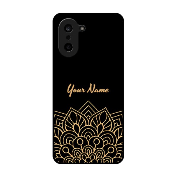 OnePlus Nord CE 5 5G Custom Glass Phone Case - Golden Mandala Design