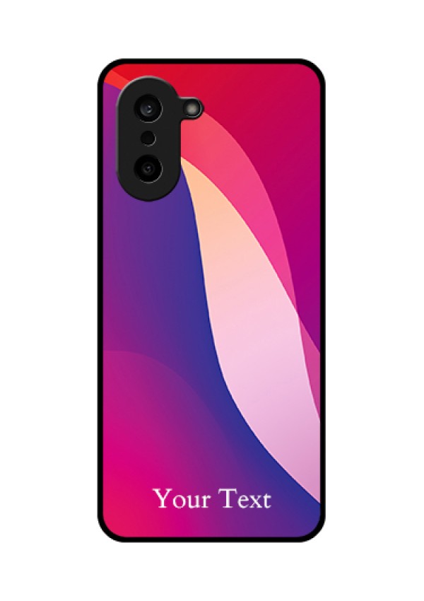 OnePlus Nord CE 5 5G Custom Glass Phone Case - Digital Abstract Overlap Design