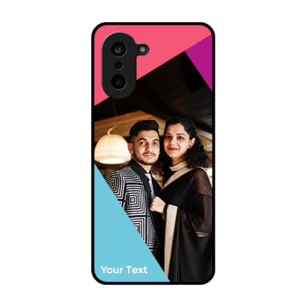 OnePlus Nord CE 5 5G Custom Glass Phone Case - Stacked Triple Colour Design
