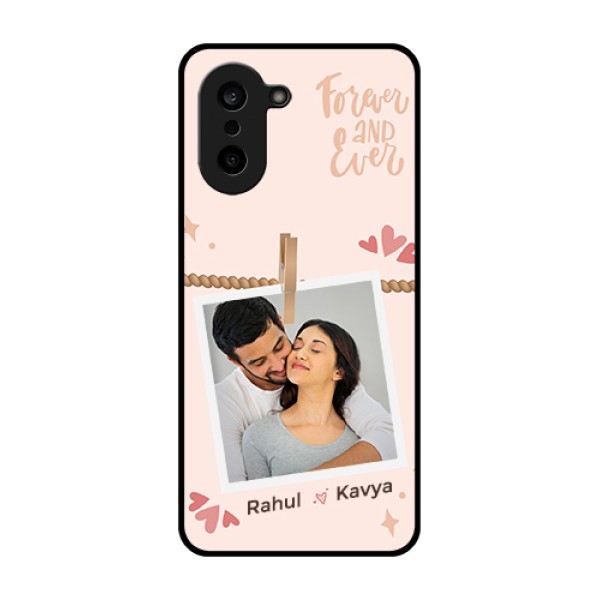 OnePlus Nord CE 5 5G Custom Glass Phone Case - Forever And Ever Love Design OnePlus Nord CE 5 5G Custom Glass Phone Case - Forever And Ever Love Design