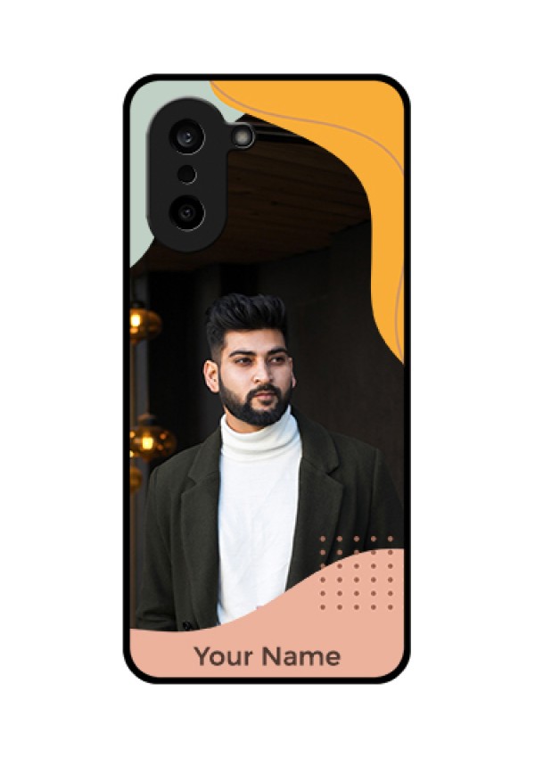 OnePlus Nord CE 5 5G Custom Glass Phone Case - Tri - Coloured Overlay Design