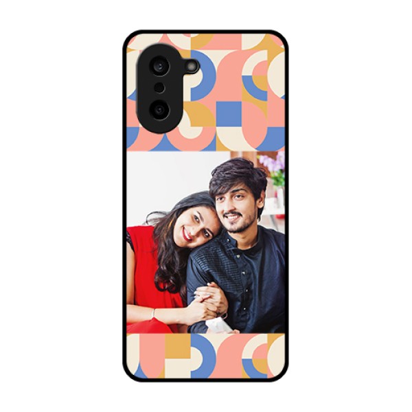 OnePlus Nord CE 5 5G Custom Glass Phone Case - Semi - Circle Maze Pattern Design OnePlus Nord CE 5 5G Custom Glass Phone Case - Semi - Circle Maze Pattern Design