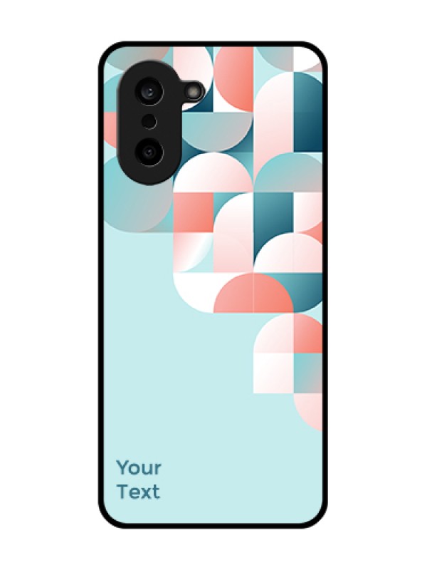 Custom OnePlus Nord CE 5 5G Custom Glass Phone Case - Stylish Semi - Circle Pattern Design