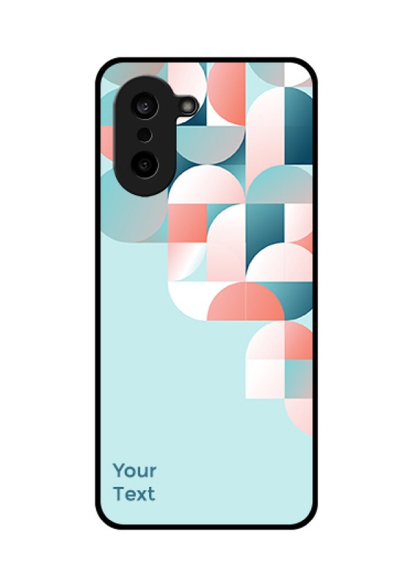 OnePlus Nord CE 5 5G Custom Glass Phone Case - Stylish Semi - Circle Pattern Design