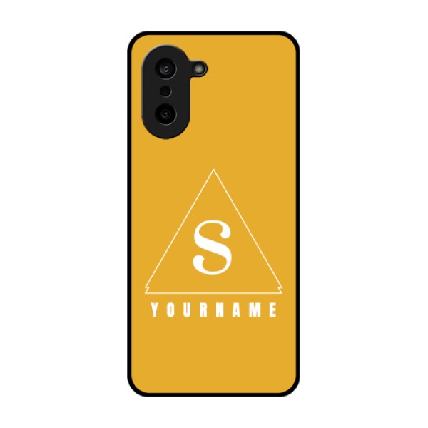 OnePlus Nord CE 5 5G Custom Glass Phone Case - Simple Triangle Design OnePlus Nord CE 5 5G Custom Glass Phone Case - Simple Triangle Design
