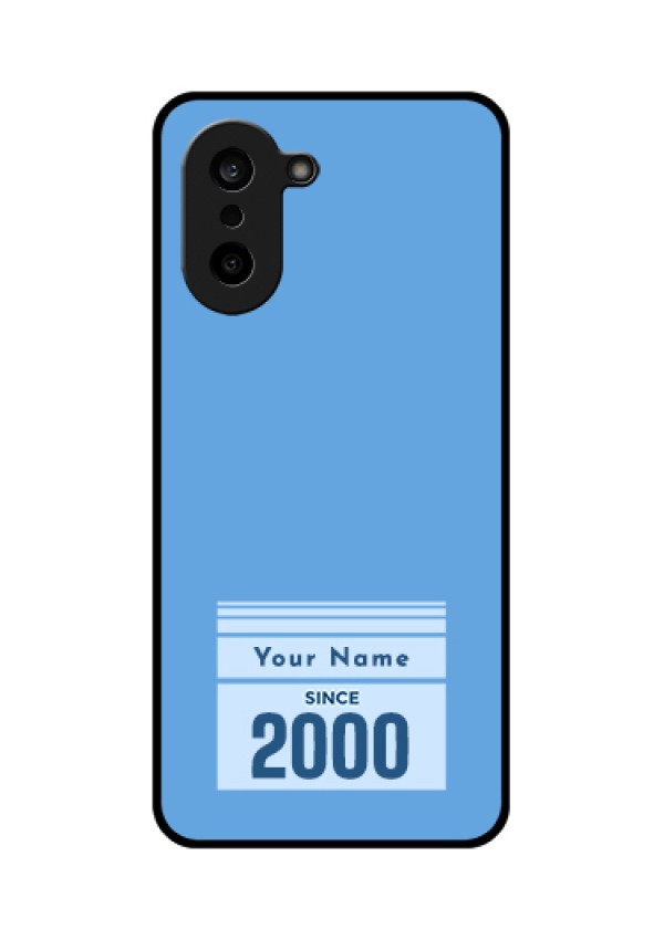 OnePlus Nord CE 5 5G Custom Glass Phone Case - Custom Year Of Birth Design