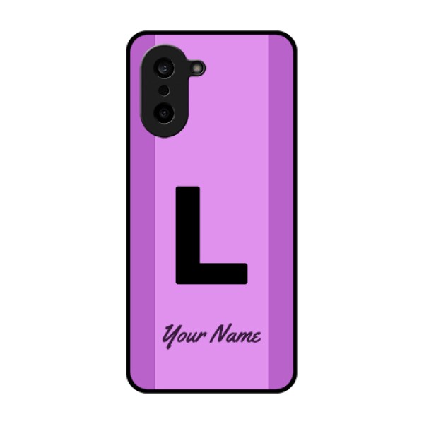 OnePlus Nord CE 5 5G Custom Glass Phone Case - Tricolor Custom Text Design