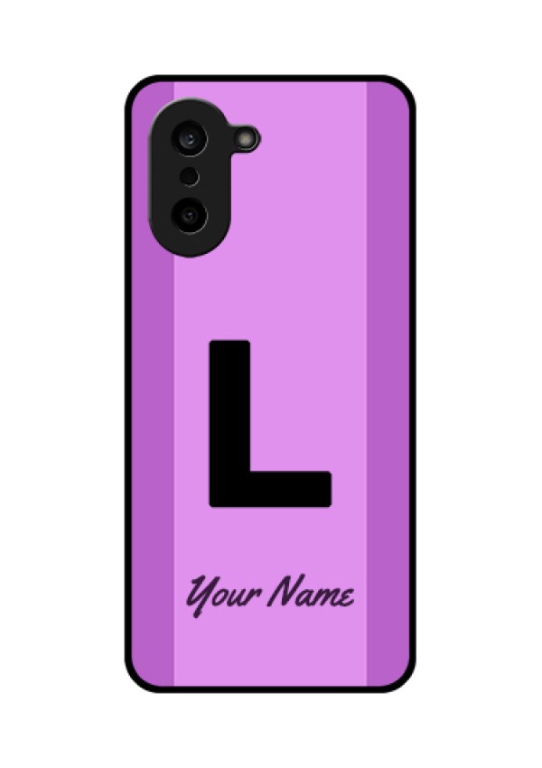 OnePlus Nord CE 5 5G Custom Glass Phone Case - Tricolor Custom Text Design