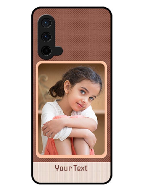 Custom Oneplus Nord CE 5G Custom Glass Phone Case  - Simple Pic Upload Design