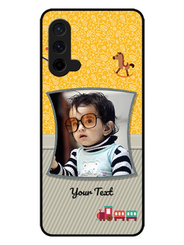 Custom Oneplus Nord CE 5G Personalized Glass Phone Case  - Baby Picture Upload Design