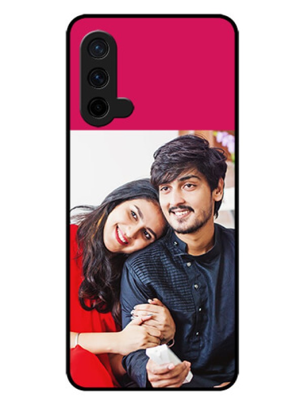 Custom Oneplus Nord CE 5G Custom Glass Mobile Case  - Anniversary Cover Design