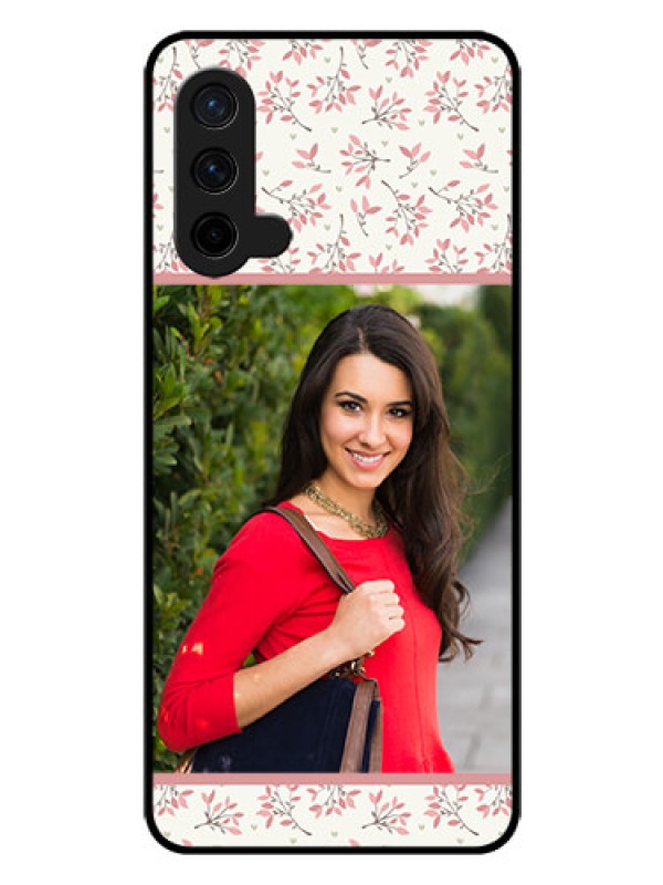 Custom Oneplus Nord CE 5G Custom Glass Phone Case  - Premium Floral Design