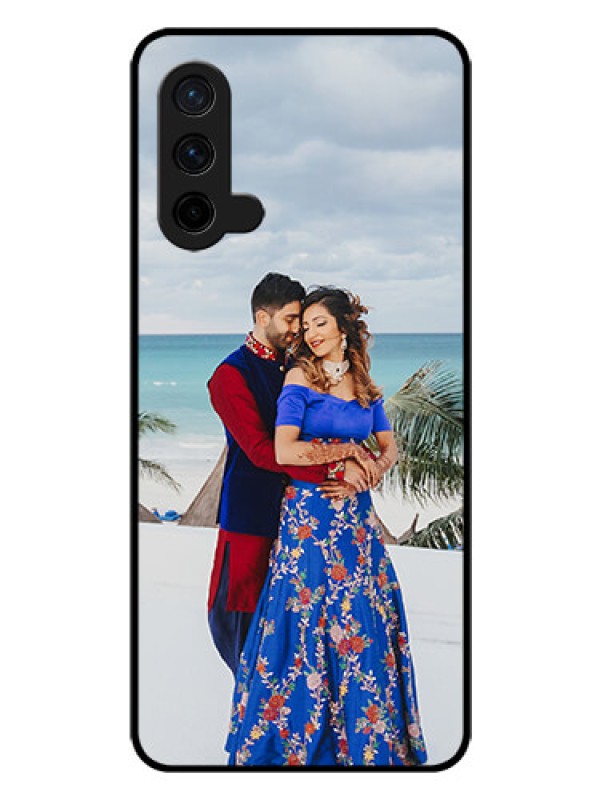 Custom Oneplus Nord CE 5G Photo Printing on Glass Case  - Upload Full Picture Design
