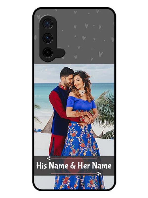 Custom Oneplus Nord CE 5G Custom Glass Mobile Case  - Buy Love Design with Photo Online