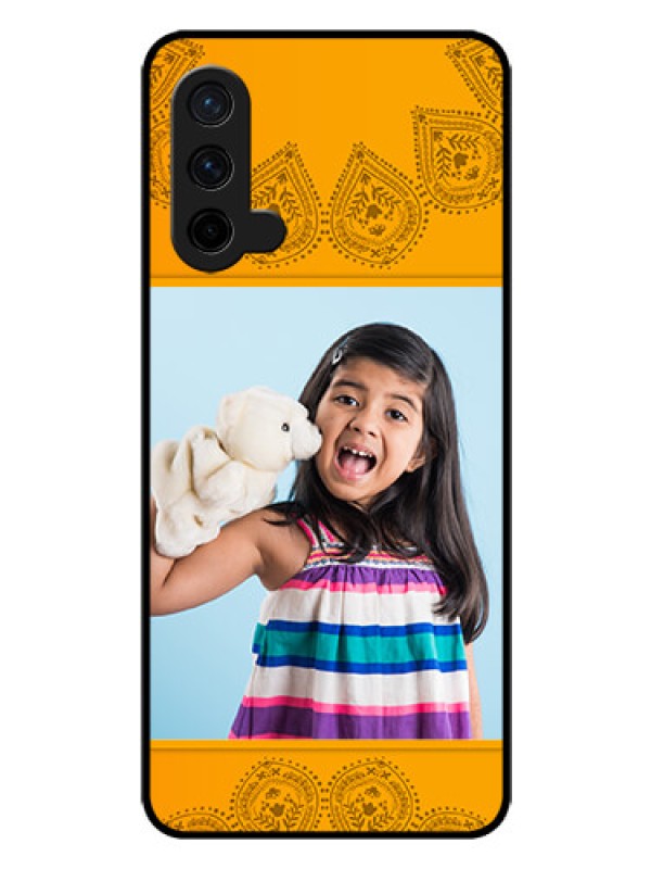 Custom Oneplus Nord CE 5G Personalized Glass Phone Case  - Photo Wedding Design 