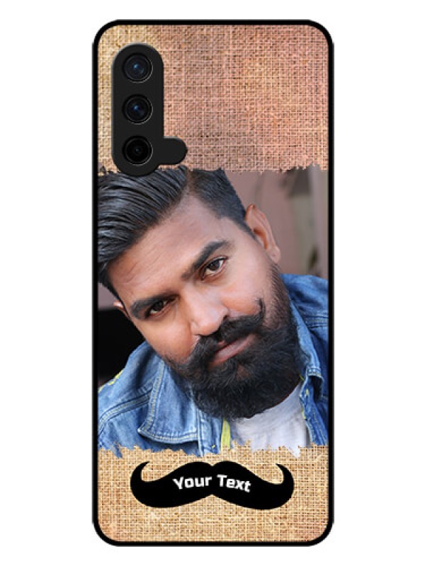 Custom Oneplus Nord CE 5G Personalized Glass Phone Case  - with Texture Design