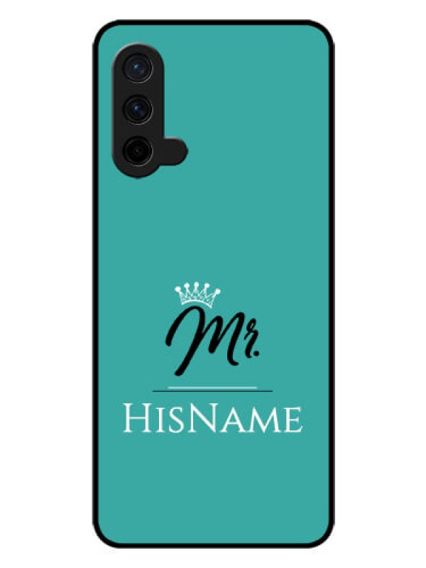Custom Oneplus Nord CE 5G Custom Glass Phone Case Mr with Name