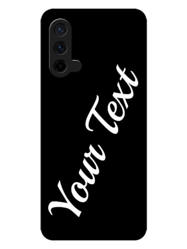 Custom Oneplus Nord CE 5G Custom Glass Mobile Cover with Your Name