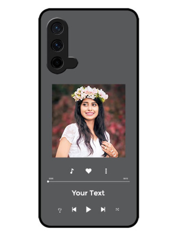 Custom OnePlus Nord CE 5G Custom Glass Mobile Case - Play The Music Design