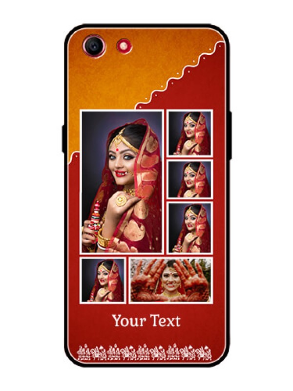 Custom Oppo A1 Personalized Glass Phone Case  - Wedding Pic Upload Design