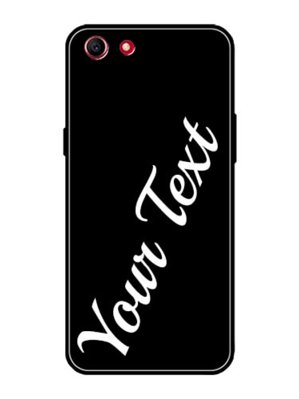 Custom Oppo A1 Custom Glass Mobile Cover with Your Name