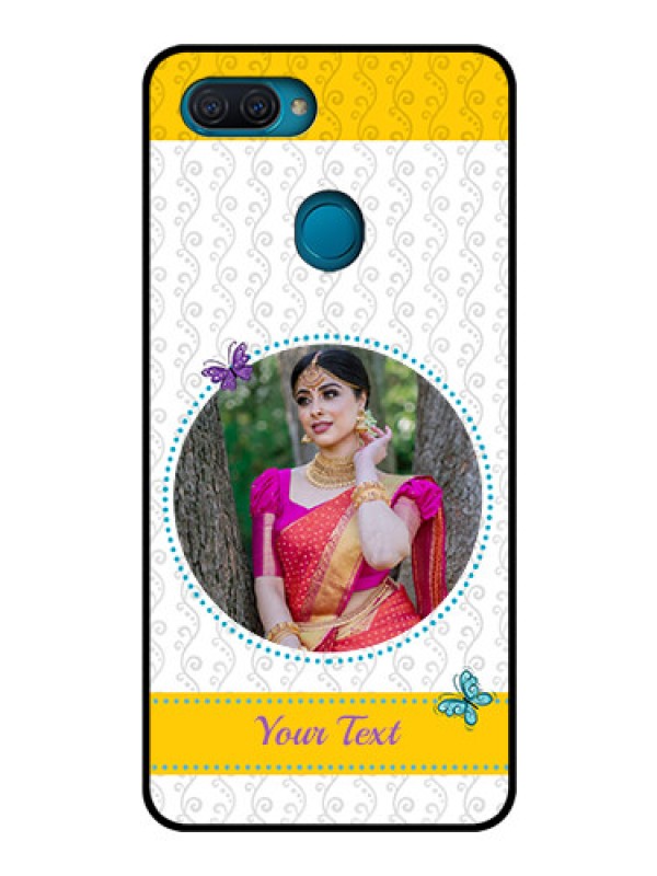 Custom Oppo A12 Custom Glass Mobile Case  - Girls Premium Case Design