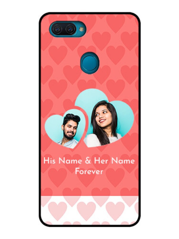 Custom Oppo A12 Personalized Glass Phone Case  - Couple Pic Upload Design