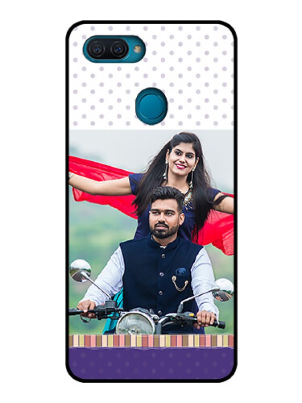 Custom Oppo A12 Photo Printing on Glass Case  - Cute Family Design