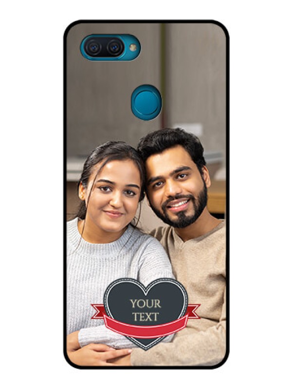 Custom Oppo A12 Custom Glass Phone Case  - Just Married Couple Design